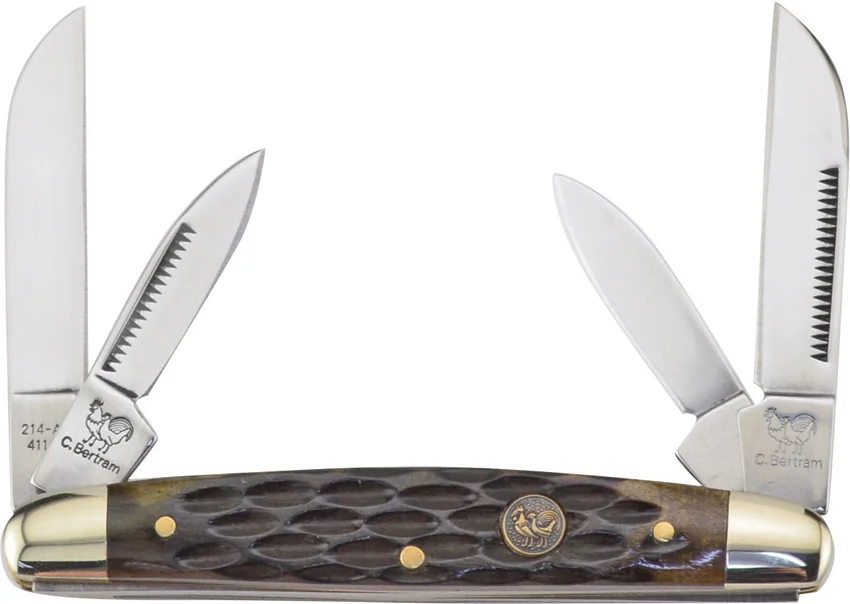 Hen & Rooster Congress Antique Green Bone