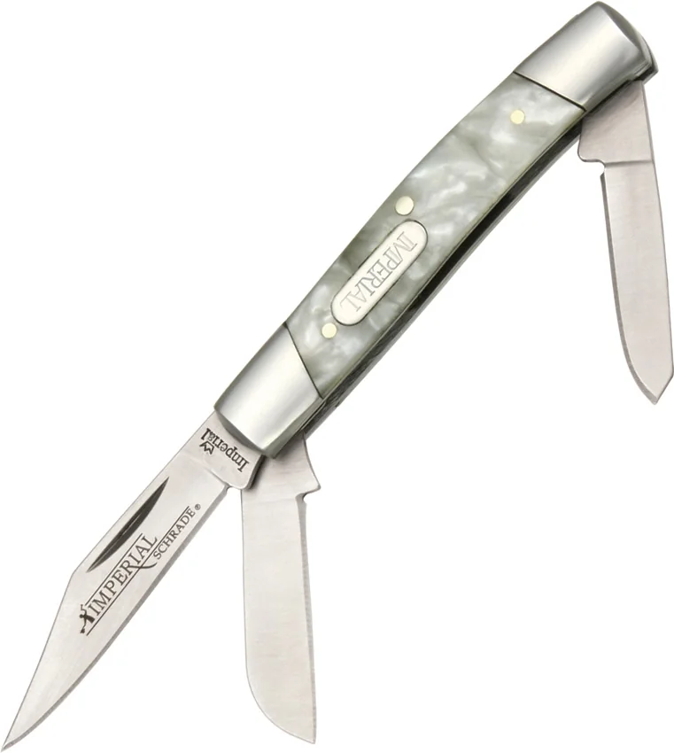 Schrade Imperial Small Stockman Knife 2.75" Cracked Ice IMP14