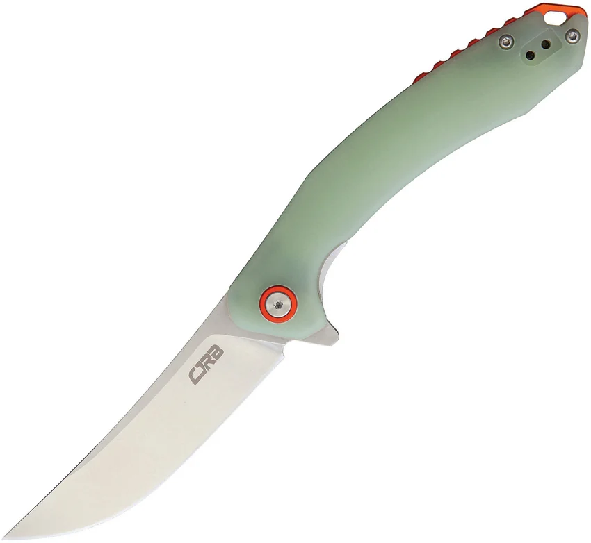 CJRB Cutlery Gobi Liner Lock Knife Jade G-10 (3.5" Stonewash)