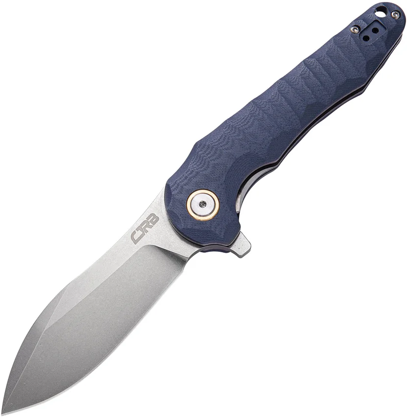 CJRB Cutlery Mangrove Liner Lock Knife Blue/Gray G-10 (3.5" Stonewash)