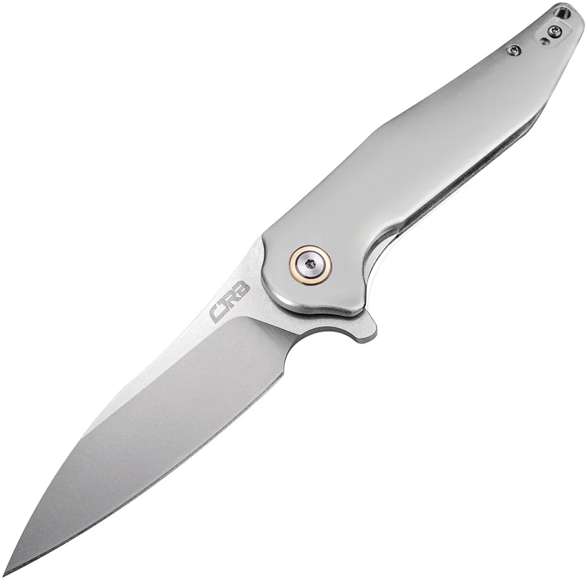 CJRB Agave Liner Lock Flipper Aluminum  (3" Stonewash) D2 J1911-ALC