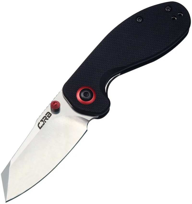 CJRB Swaggs Maileah Liner Lock Knife Black G-10 (2.3" Sand Polish) J1918-BKF