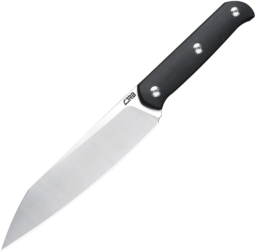 CJRB Silax Fixed Blade Knife Black G-10 (5.1" Satin)