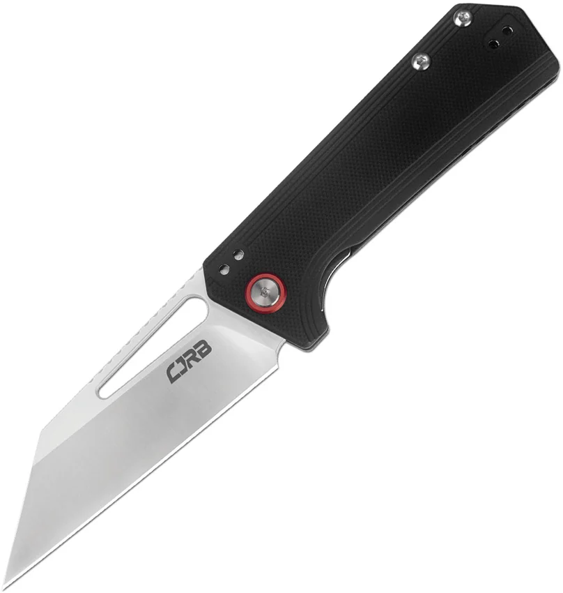 CJRB Ruffian Liner Lock Knife Black G-10 (3.25" Satin AR-RPM9)