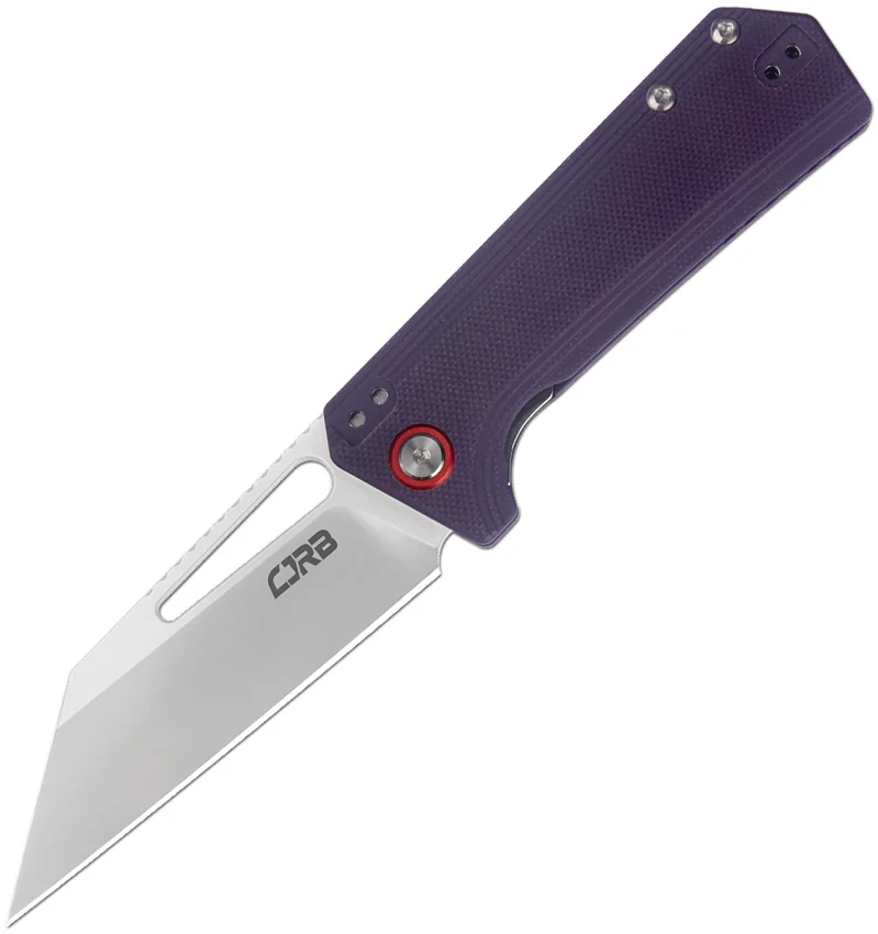 CJRB Ruffian Liner Lock Knife Purple G-10 (3.25" Satin)