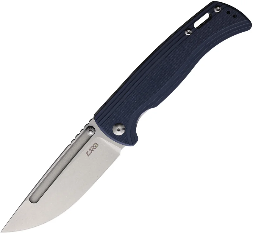CJRB Cutlery Resource Liner Lock Knife Gray G-10 (4.18" Stonewash AR-RPM9)