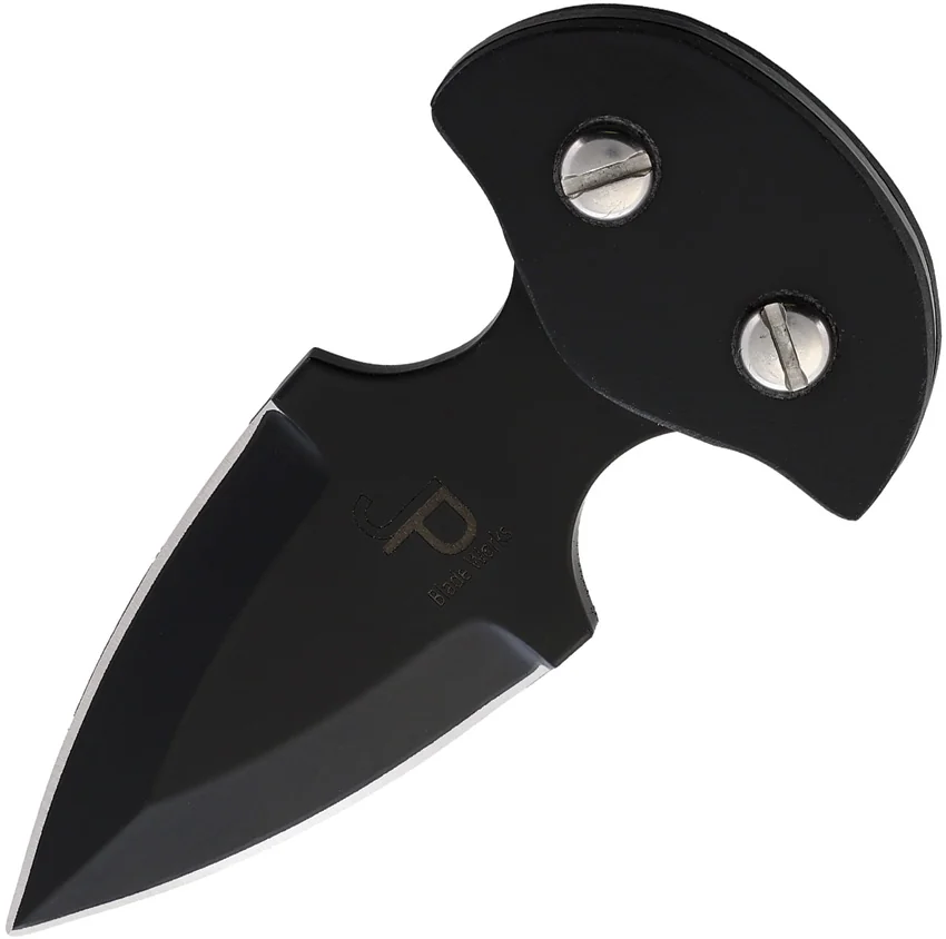 Jason Perry Blade Works Little Alien Push Dagger Knife Black G-10 (2.25" Black)