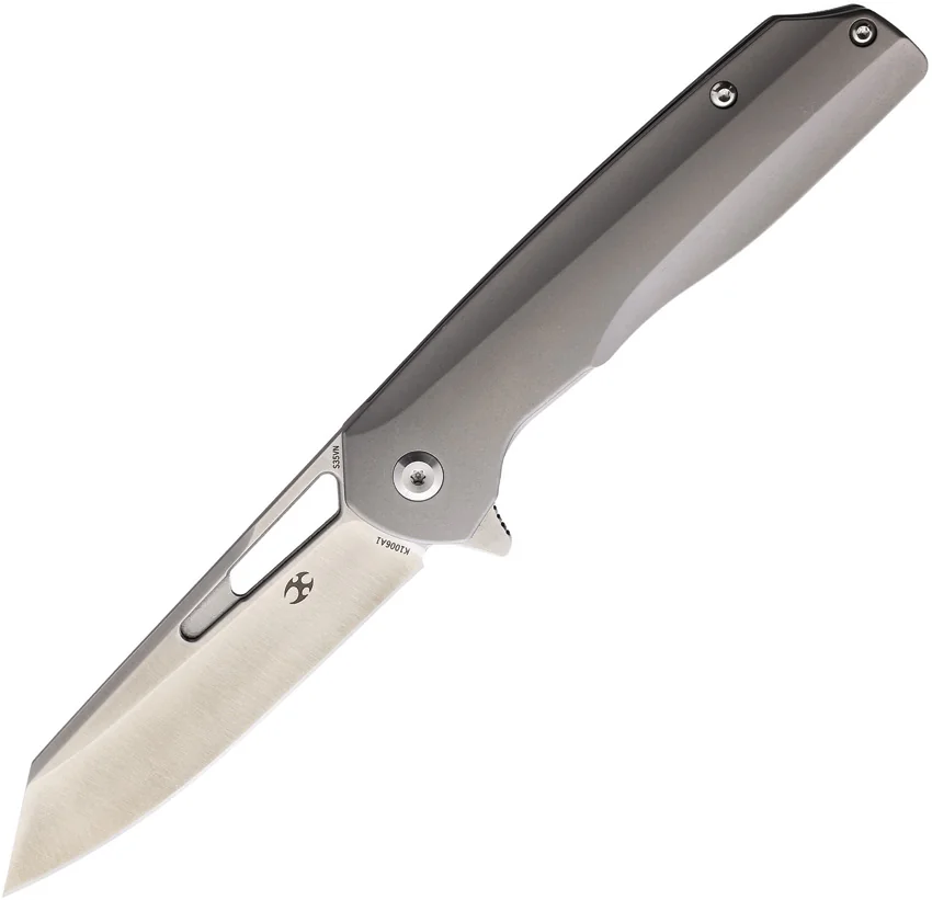 Kansept Knives Shard Frame Lock Knife Titanium (3.5" Satin)