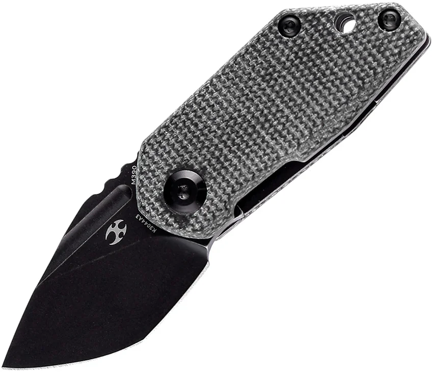 Kansept Knives 4T5 Design RIO Liner Lock Knife Black Micarta (1.56" Black SW)