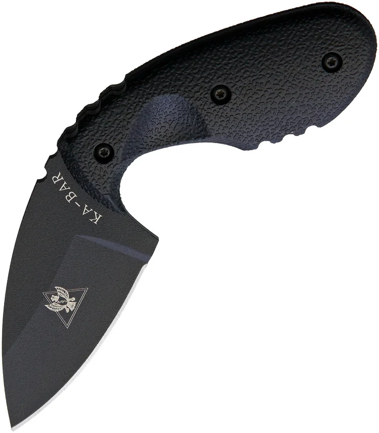 Ka-Bar TDI Investigator Law Enforcement Fixed Blade Knife (2.375" Black) 1493