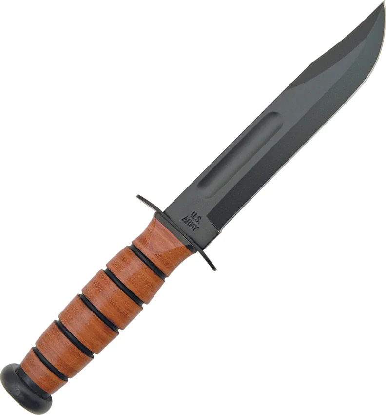 Ka-Bar Bowie Full-Size US ARMY Knife GFN Sheath (7" Black ) 5020