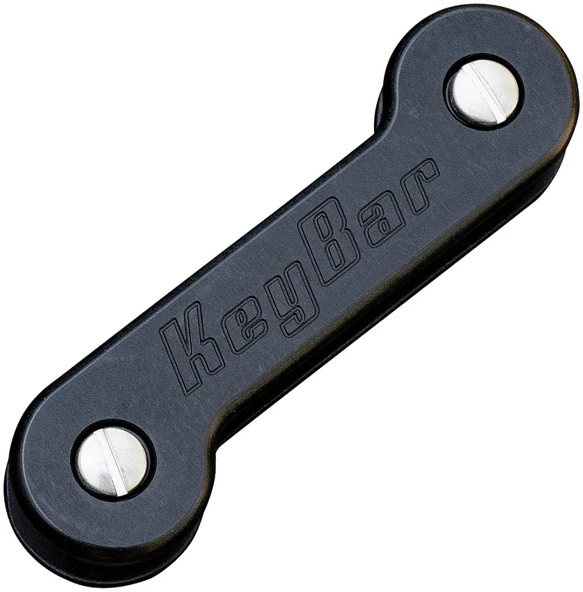 KEY-BAR Black Aluminum Premium Pocket Key Holder/Organizer