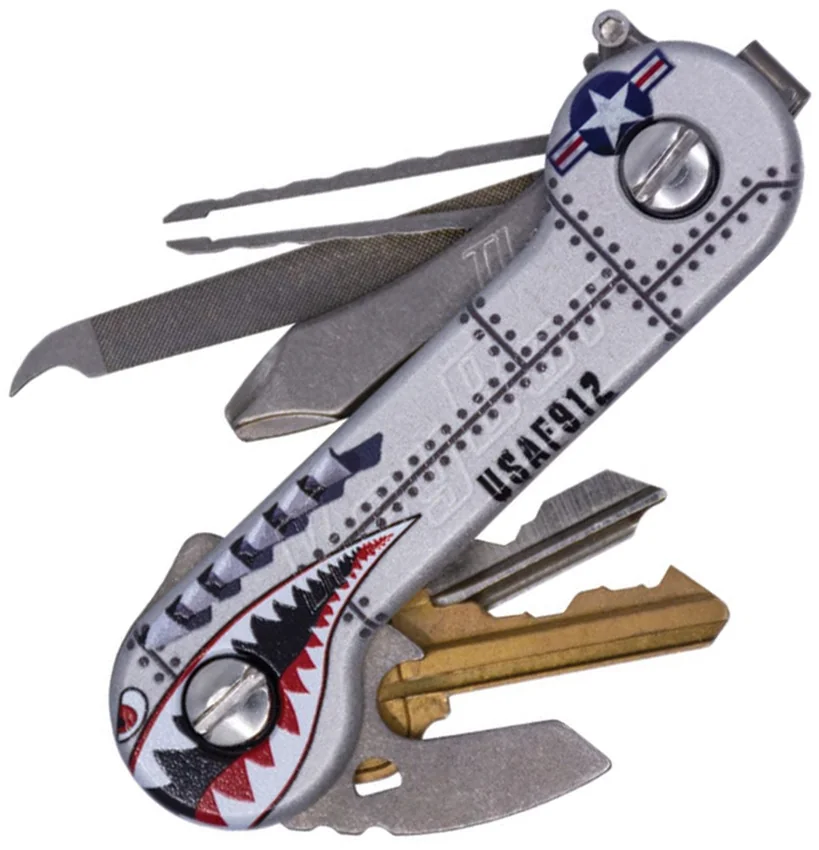 KEY-BAR Preamble Aluminum UV Bomber Pocket Key Holder/Organizer