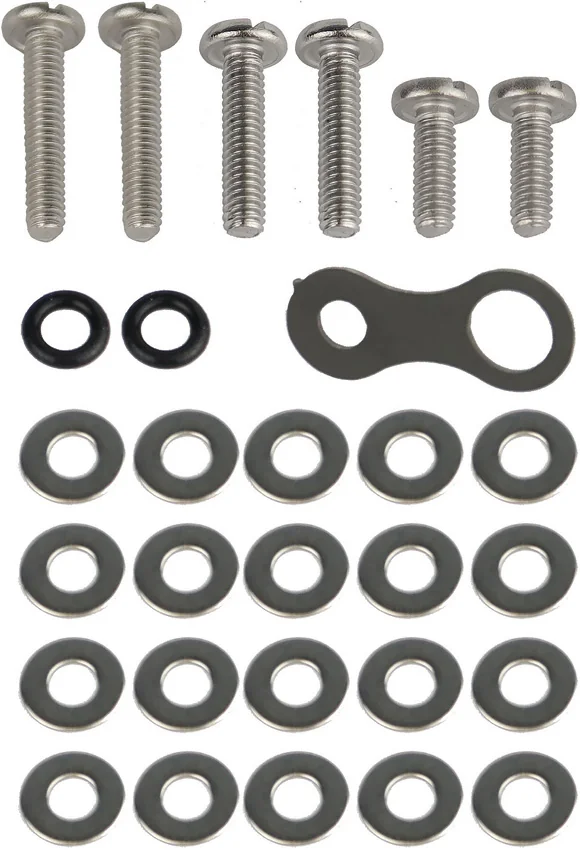 KeyBar Hardware Set Titanium/Steel