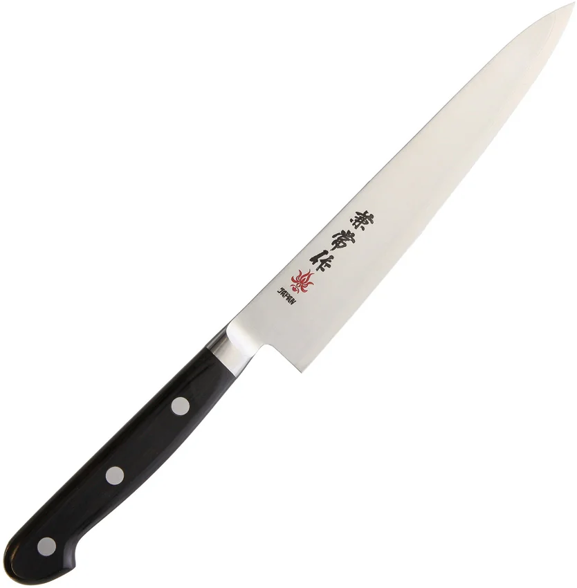 Kanetsune Petty Kitchen Knife 10.25" Black Wood KC-124