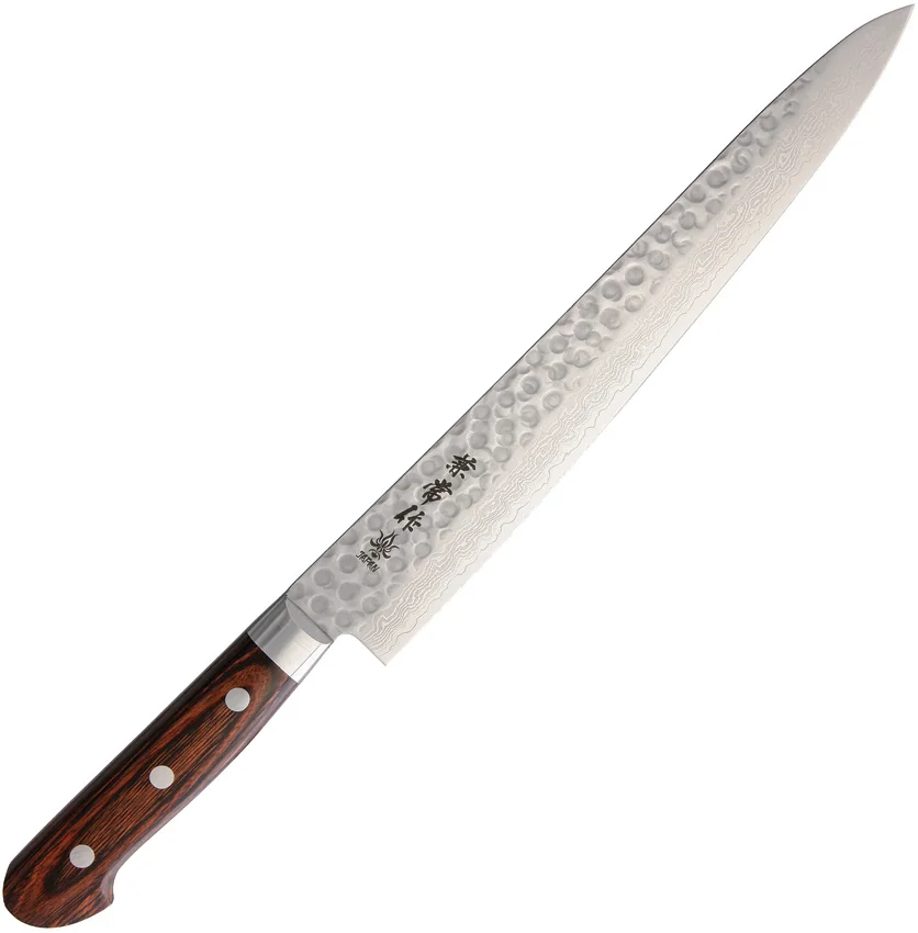 Kanetsune 9.375" Sujihiki Knife Brown Mahogany KC-906
