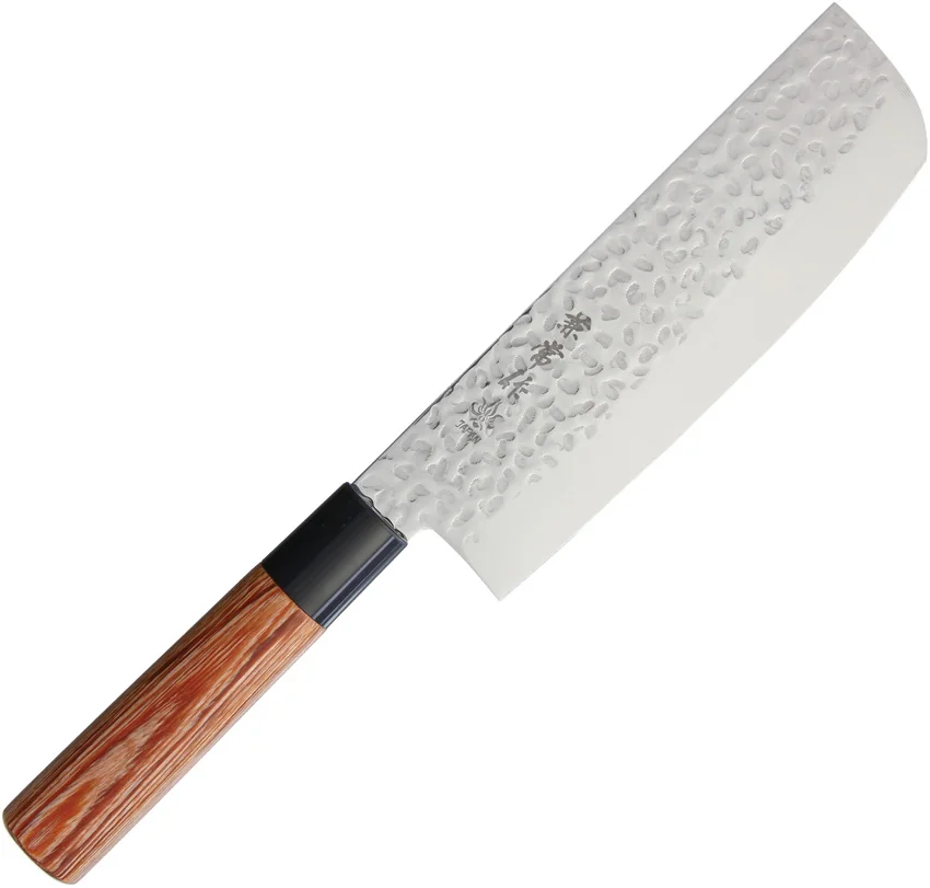 Kanetsune Usubagata Kitchen Knife Wood (6.88" Hammered) KC905