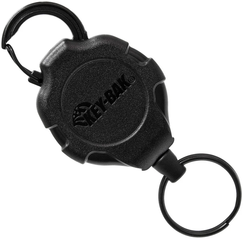 KEY-BAK RATCH-IT Ratcheting Key Reel Keychain Black (KEYB4A11)