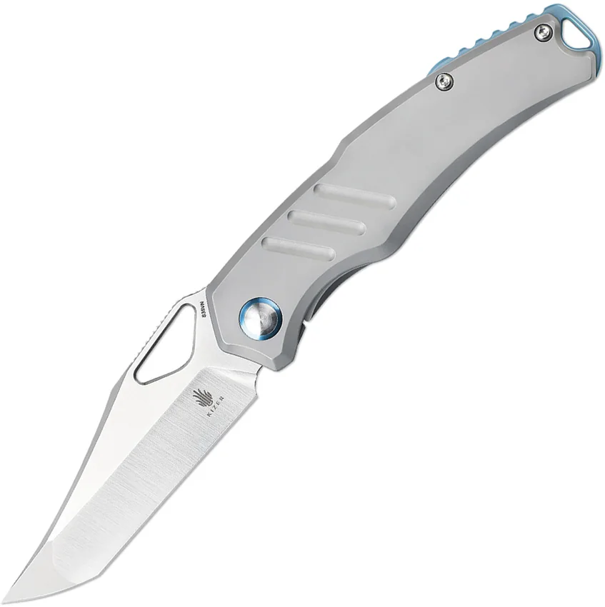 Kizer Torngat Frame Lock Knife Titanium (3.35" Satin) Ki3625A1