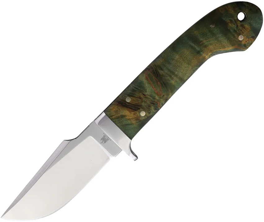 Komoran Fixed Blade Dyed Burlwood