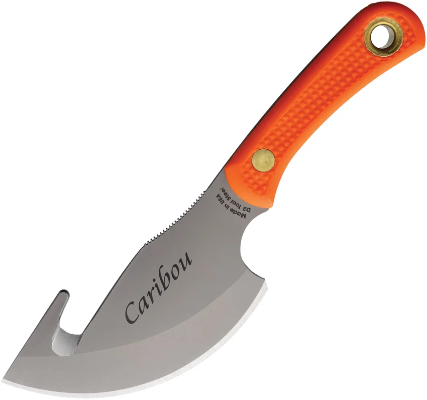 Knives Of Alaska Caribou Guthook Orange