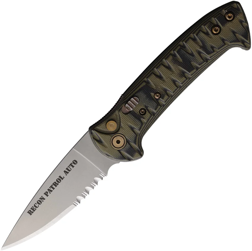 Knives Of Alaska Auto Recon Patrol Button Lock