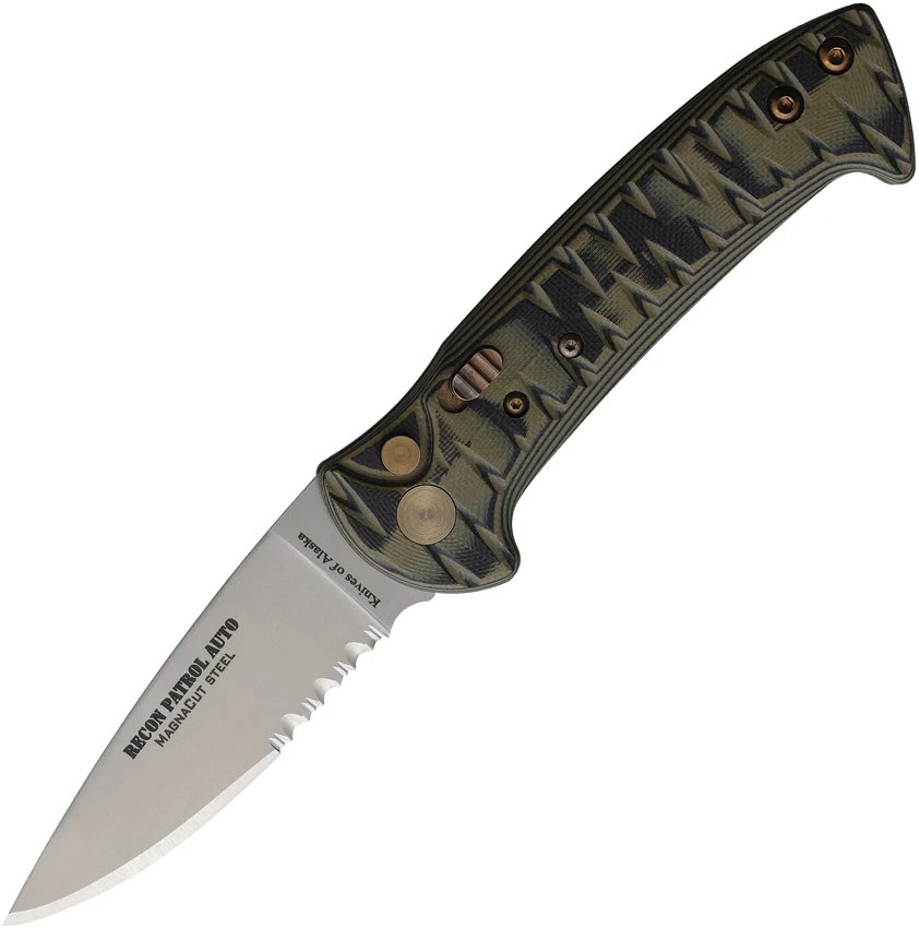 Knives Of Alaska Auto Recon Patrol Button Lock