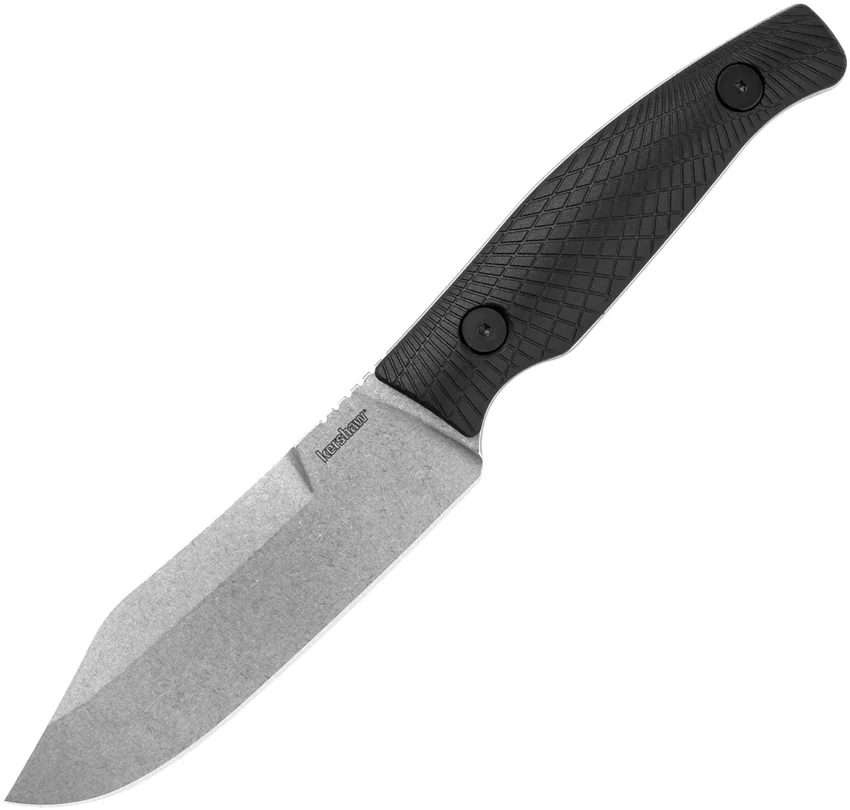 Kershaw Camp 5 Fixed Blade Knife Black FRN (4.75" Stonewash) 1083