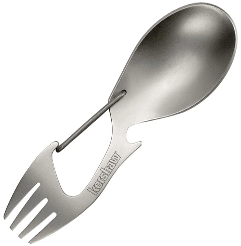 Kershaw Ration Stainless Steel Spork Multi-tool (Bead Blast) 1140