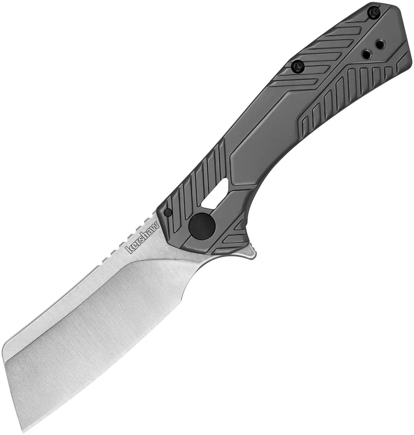 Kershaw Static Cleaver Frame Lock Knife Gray Stainless Steel (2.8" Satin) 3445