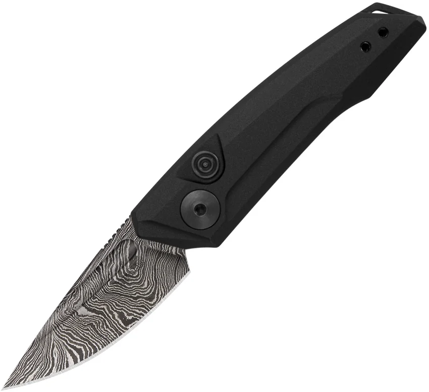 Kershaw Launch 9 Automatic Knife Black (1.8" Damascus) 7250DAM