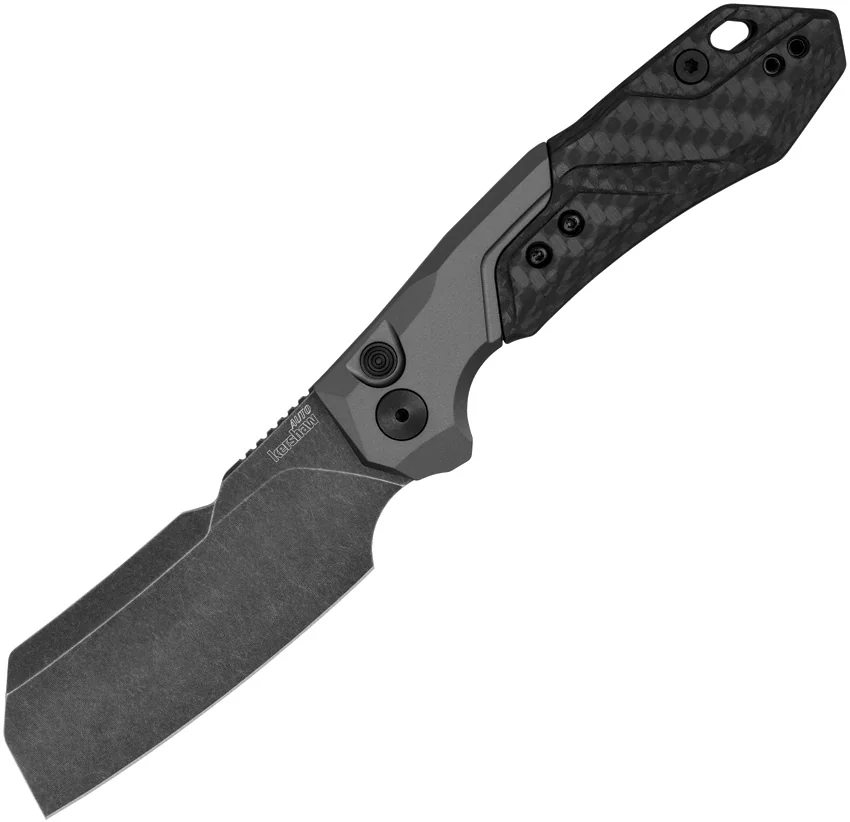 Kershaw Launch 14 Automatic Knife Cleaver Gray Al (3.4" Black SW) 7850