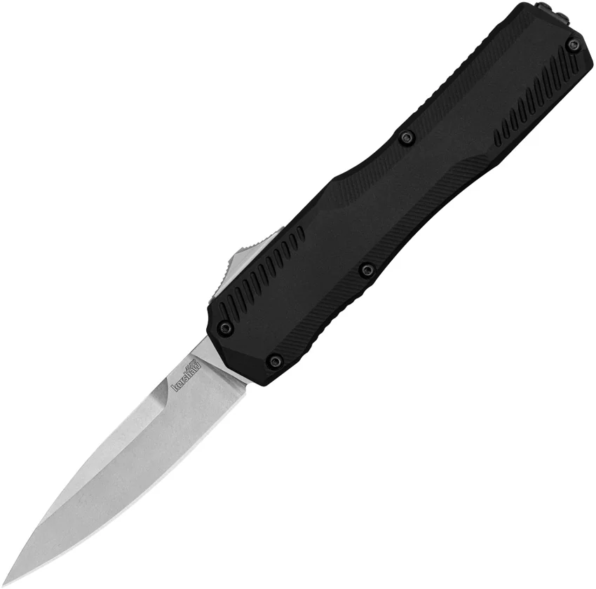 Kershaw Livewire MagnaCut D/A OTF Automatic Knife Black (3.4" Stonewash) 9000