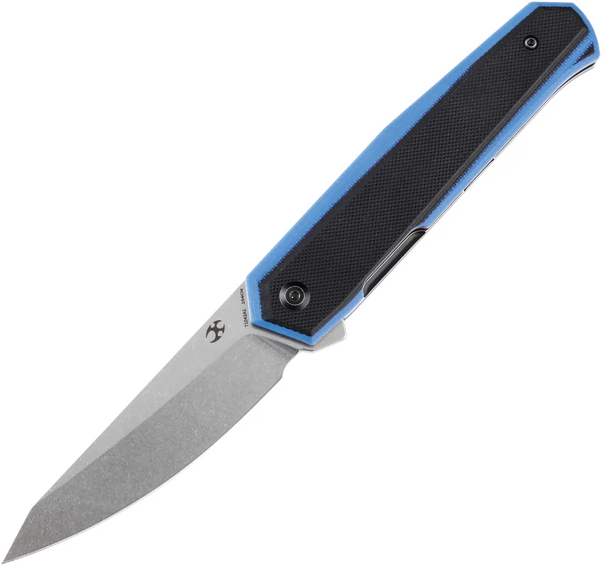 Kansept Integra Frame Lock Knife Blue/Black G-10 (3.6" Stonewash)