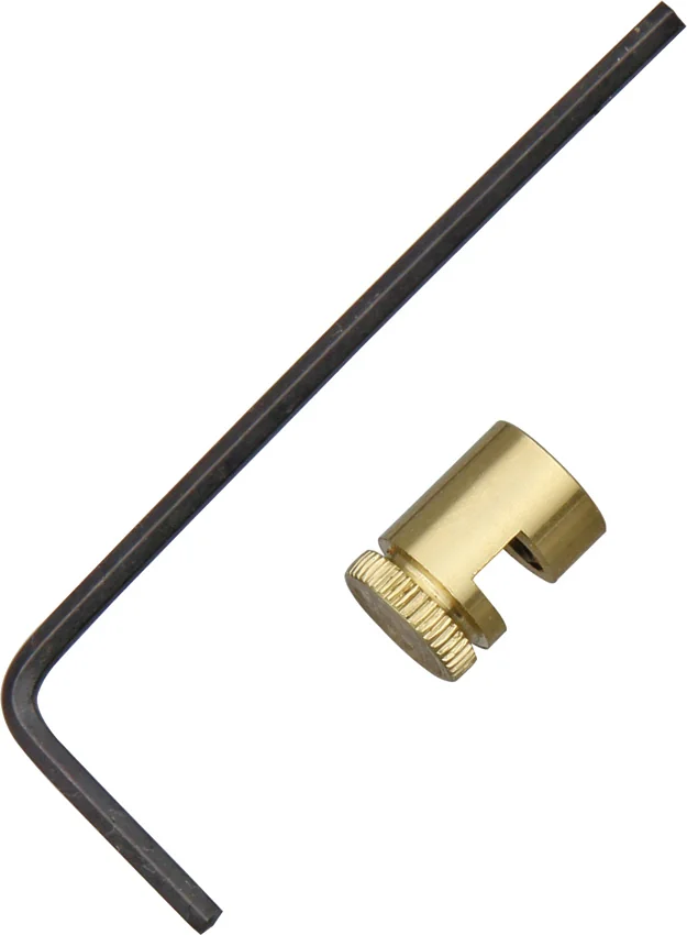Kwik Thumb Stud Bright Brass (Fits up to 1/8" Blade - Buck 110)