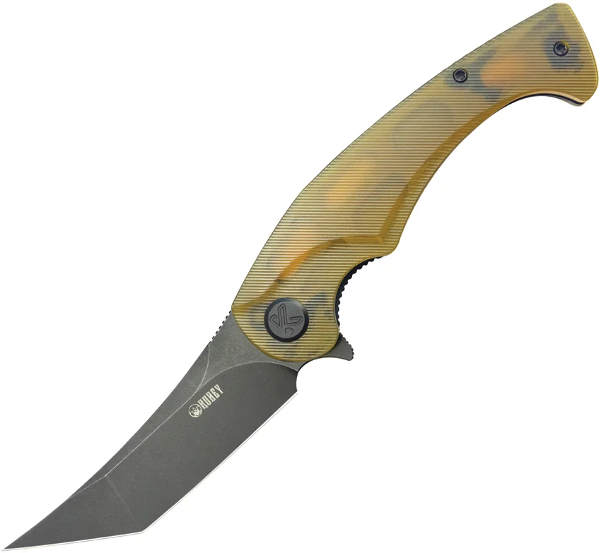 Kubey Scimitar Linerlock Tanto Ultem