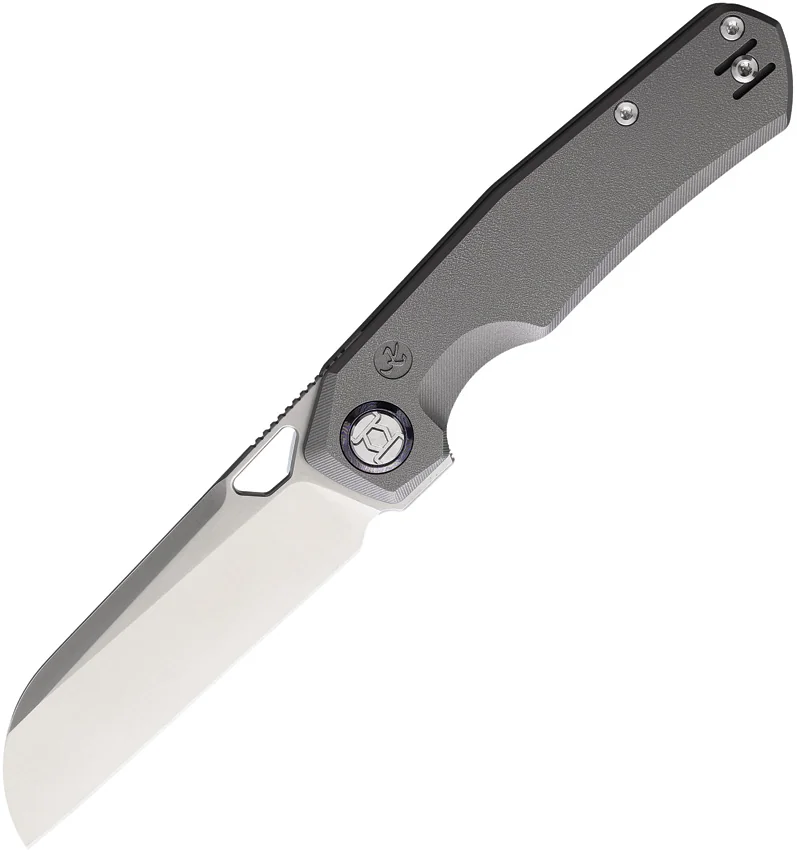 Kunwu Knives  Sheepsfoot TAO Vanax Knife - Titanium