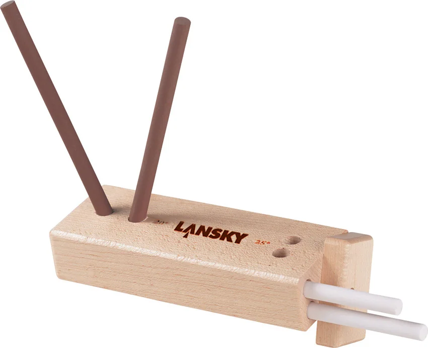 Lansky Deluxe Turn-Box Crock Stick Sharpener (Medium/Fine Grit) LCD5D