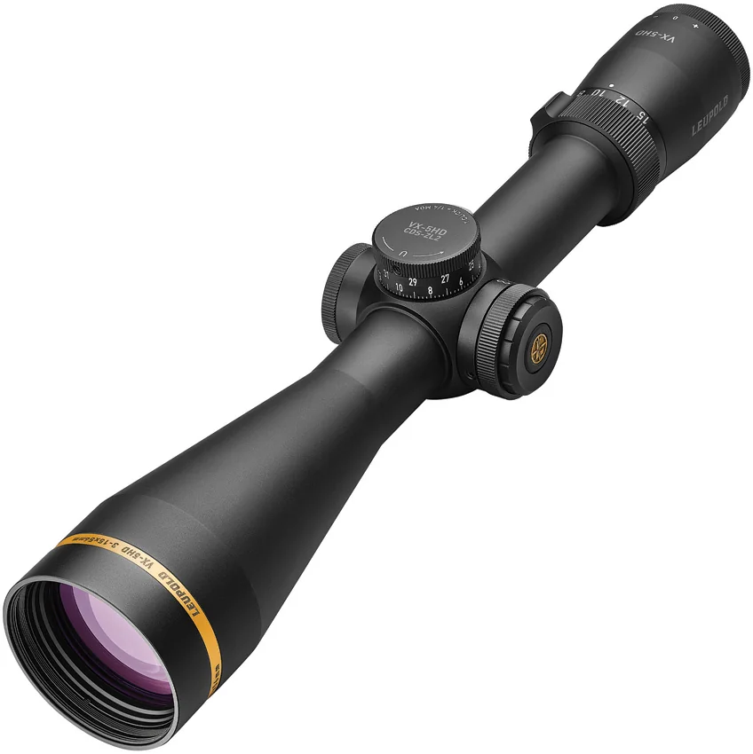Leupold VX-5HD 3-15x56mm Rifle Scope – FireDot Duplex Reticle, Matte Black