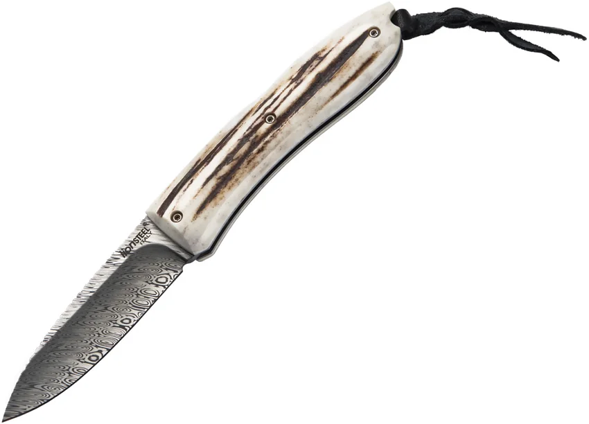 LionSTEEL Knives Opera Lockback Stag