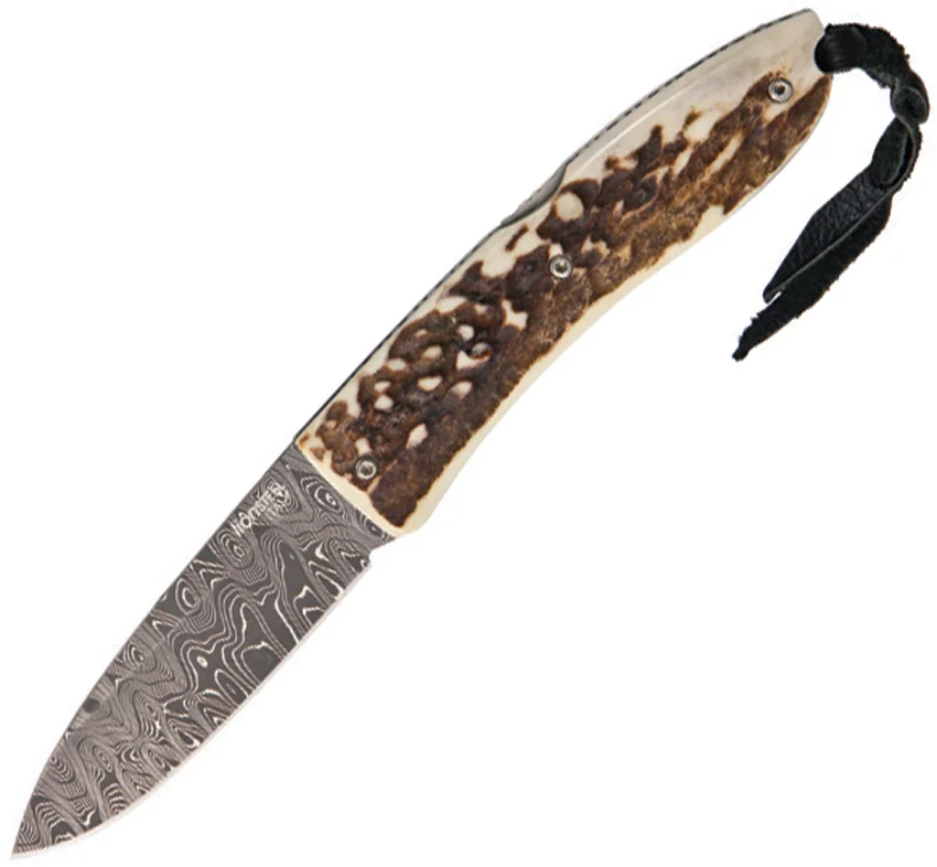 LionSTEEL Knives Opera Damascus Stag