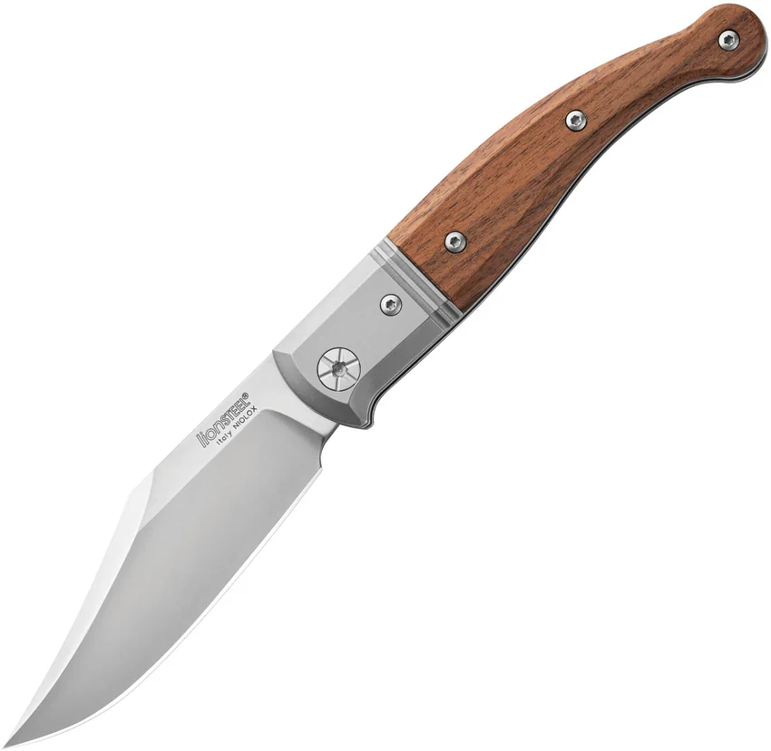 LionSteel Gitano Traditional Slip Joint Knife Santos Wood/Ti (3.25" Satin)