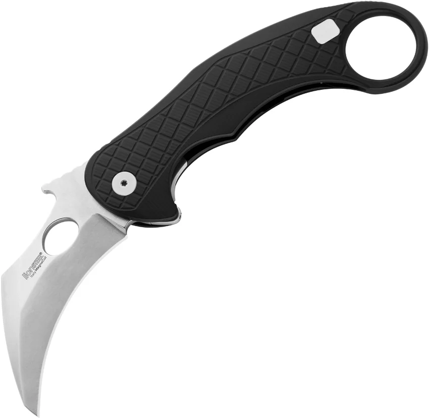 LionSteel Emerson L.E.One Karambit Folding Knife Black Al (3.25" SW MagnaCut)