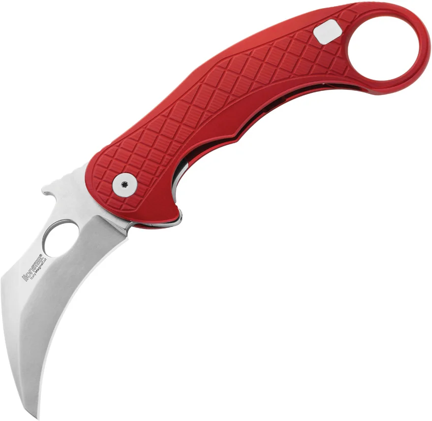 LionSteel Emerson L.E.One Karambit Folding Knife Red Al (3.25" SW MagnaCut)
