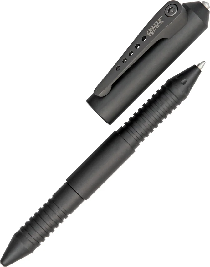 Elite Tactical Pen & Defense Tool Black Finish