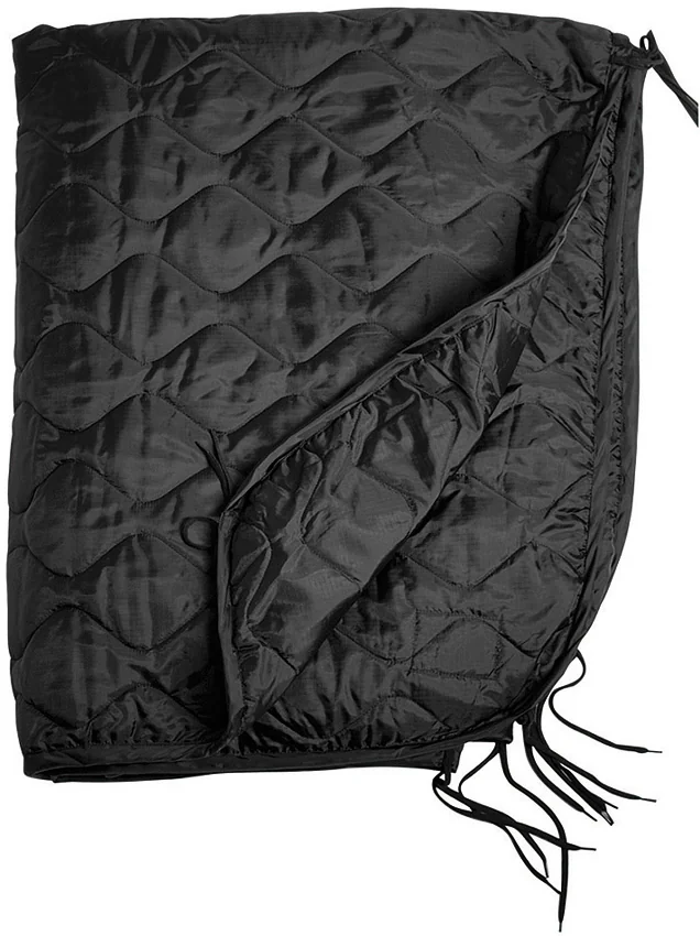 Mil-Tec Mil-Tec Black Poncho Liner