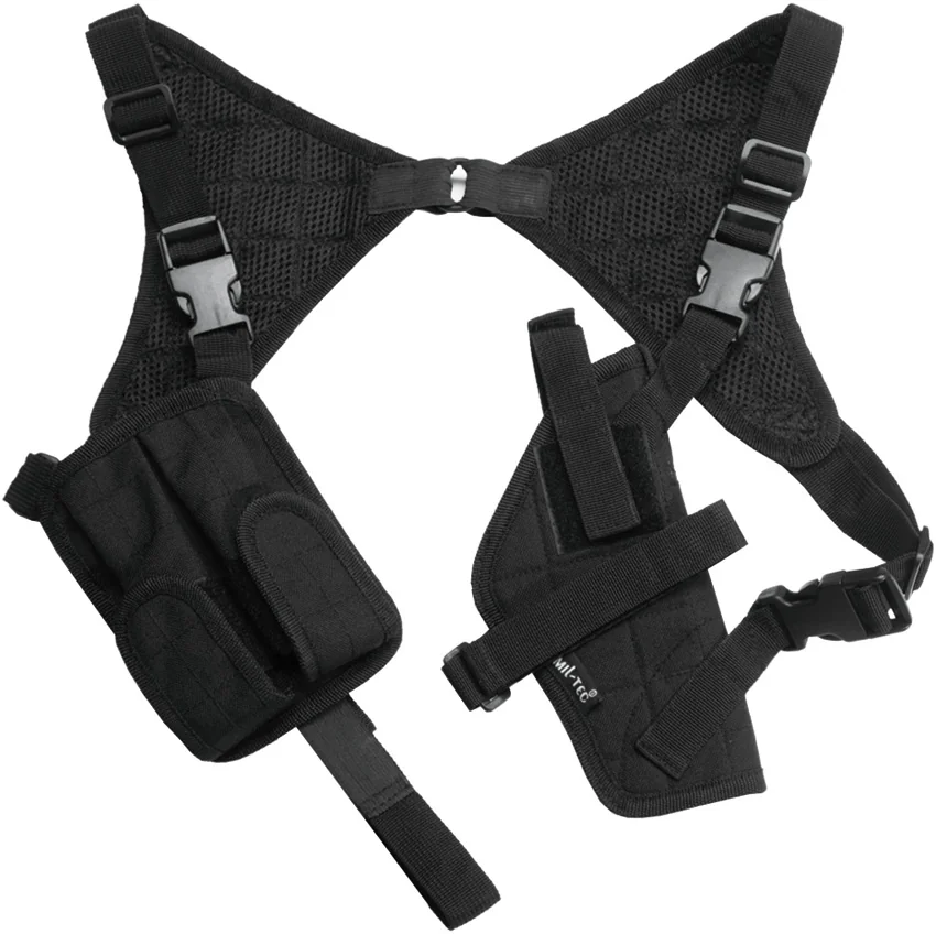 Mil-Tec Black Cordura Shoulder Holster