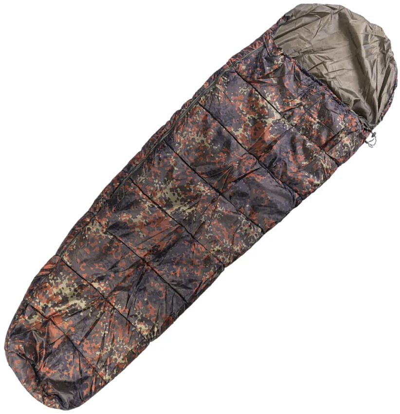 Mil-Tec Sleeping Bag Flecktarn Com