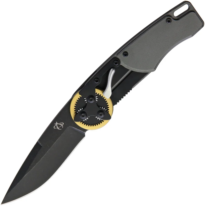 Mantis Gearhead Linerlock Brass DP