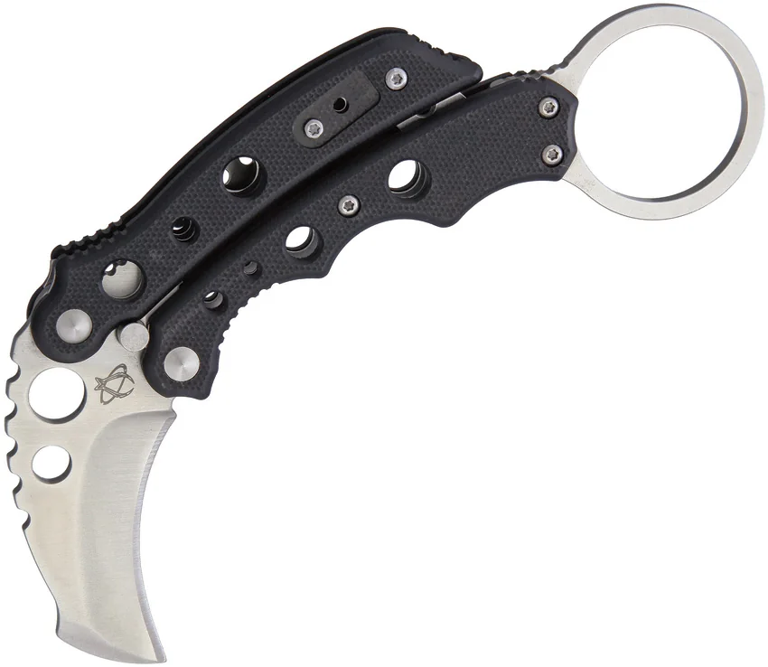 Mantis Vuja De Balisong Karambit Crossover Bali-Bit Knife (2" Satin) MK-4